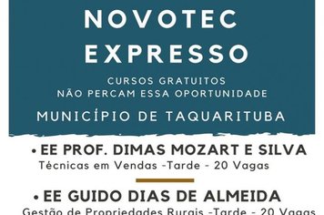 Cursos Profissionalizantes nas Escolas Publicas Estadual