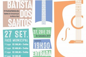 Inscrições Abertas Para Festival Batista dos Santos