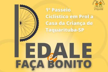 Casa da Criança de Taquarituba promove 1° passeio ciclístico 
