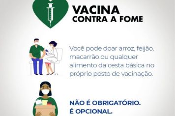 Balanço da campanha Vacina Contra a Fome do mês de maio