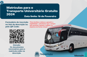 Transporte Universitário Gratuito