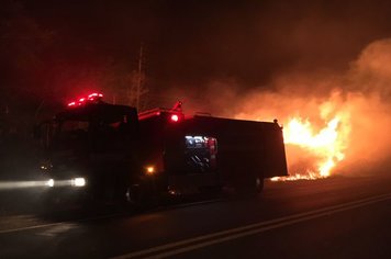 Queimadas na Rodovia SP 249 Quase Provoca Acidentes