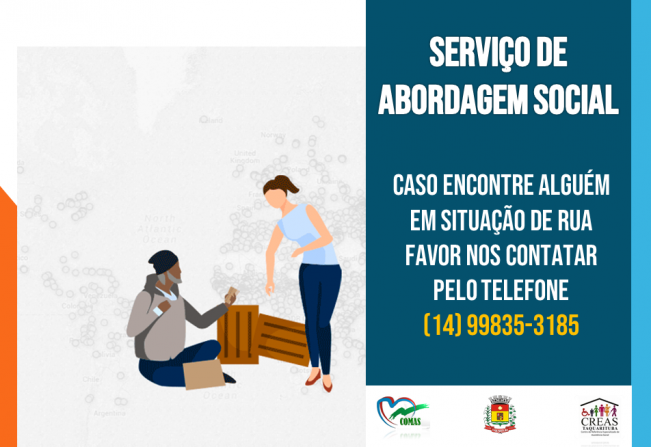 Coordenadoria Municipal de Ação Social retoma serviço de abordagem social