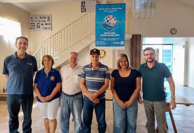 Representantes da Coordenadoria do Meio Ambiente e Rotary Club de Taquarituba firmam parceria 