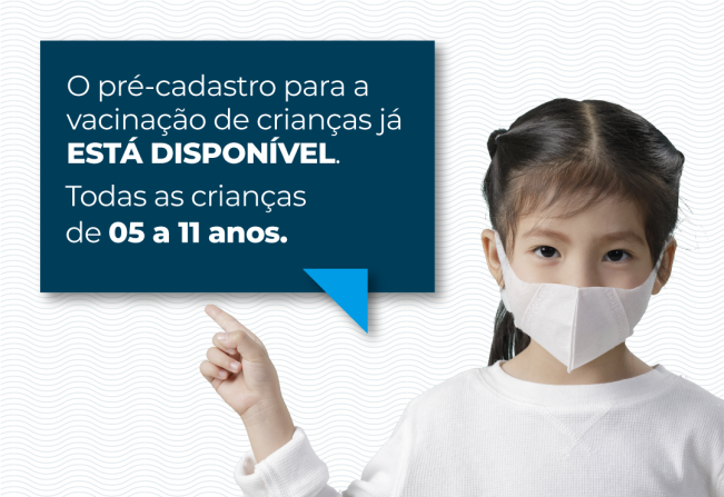 Taquarituba inicia vacinação em crianças de 05 a 11 anos com comorbidades ou deficiência