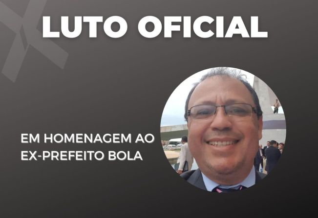 Prefeitura de Taquarituba decreta luto oficial de 03 dias em razão do falecimento do ex-prefeito Bola