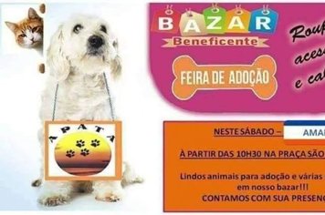 FEIRA DE ADOÇÃO E BAZAR BENEFICENTE